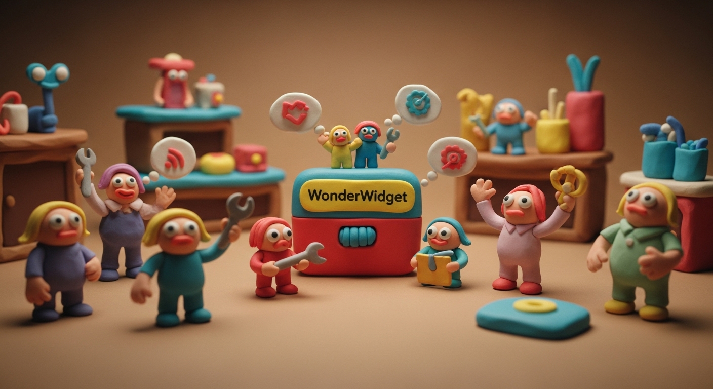 Phong cách claymation/craft giúp tạo cảm giác thủ công, thân thiện và khác biệt cho video giải thích sản phẩm.