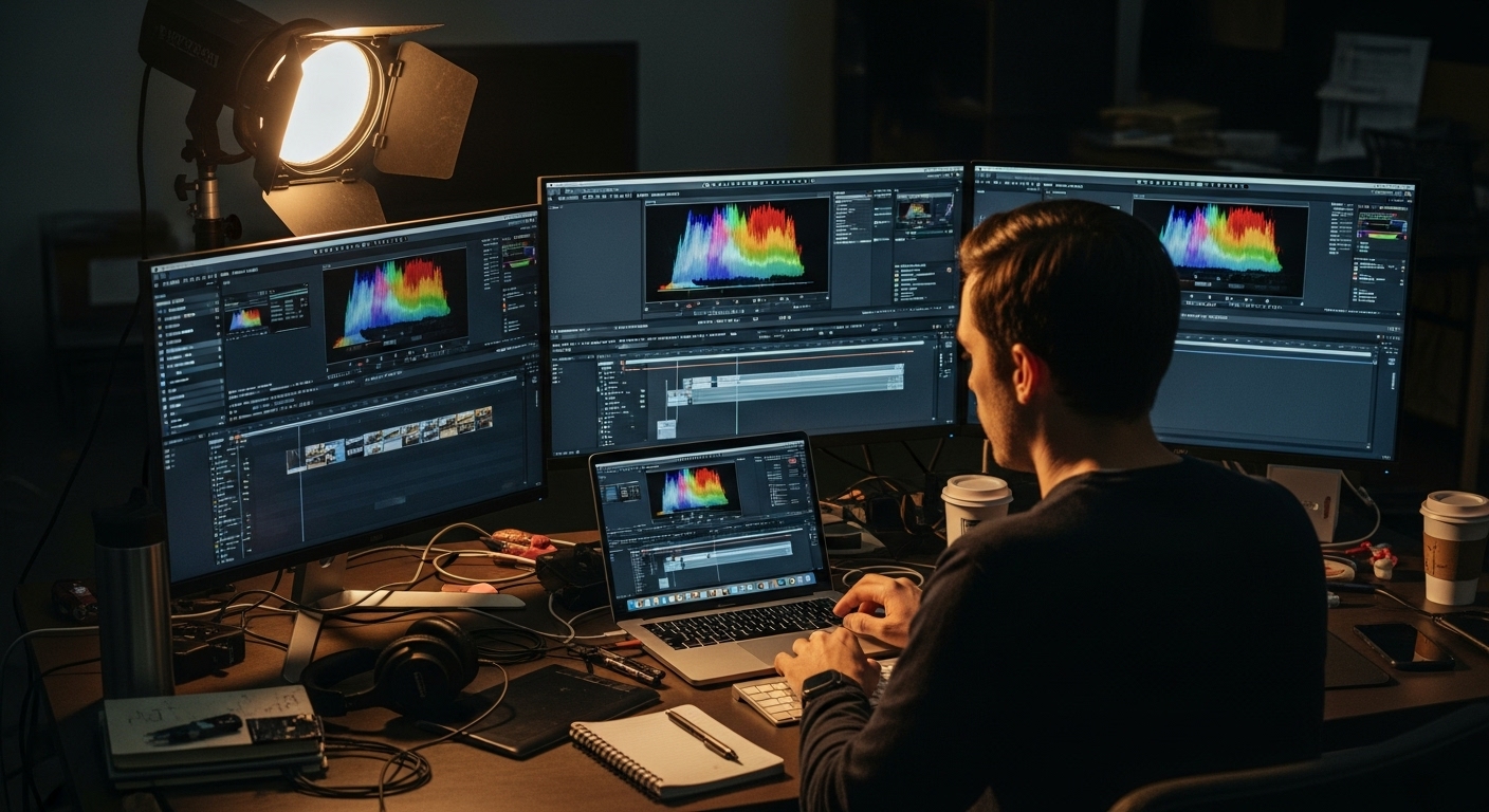 Workflow biên tập trên MacBook Pro M4 - MacBook cho creator, so sánh hiệu năng