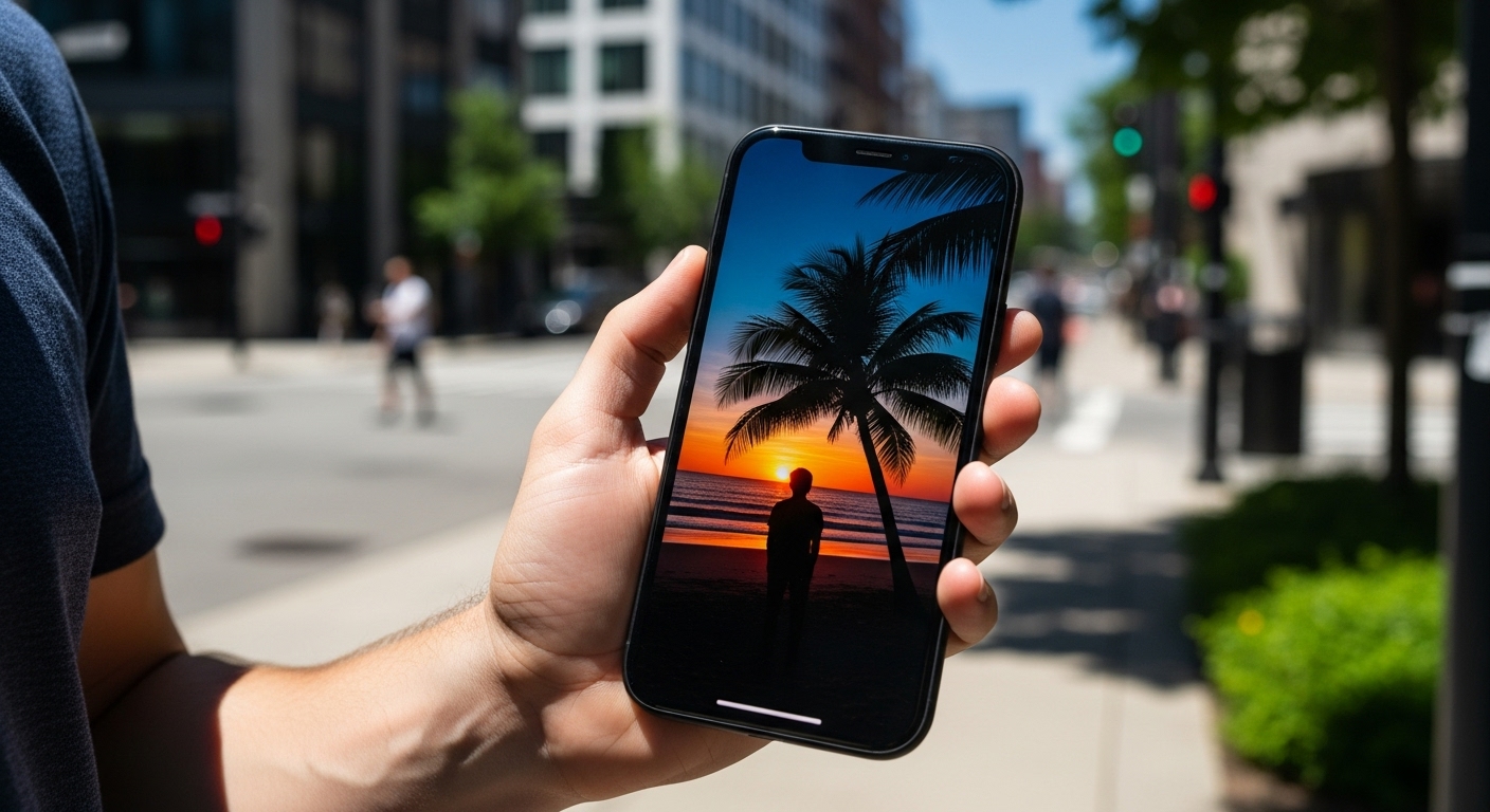 iPhone 16 Pro hiển thị ngoài trời so sánh với iPhone 15 Pro - độ sáng màn hình và trải nghiệm ngoài nắng