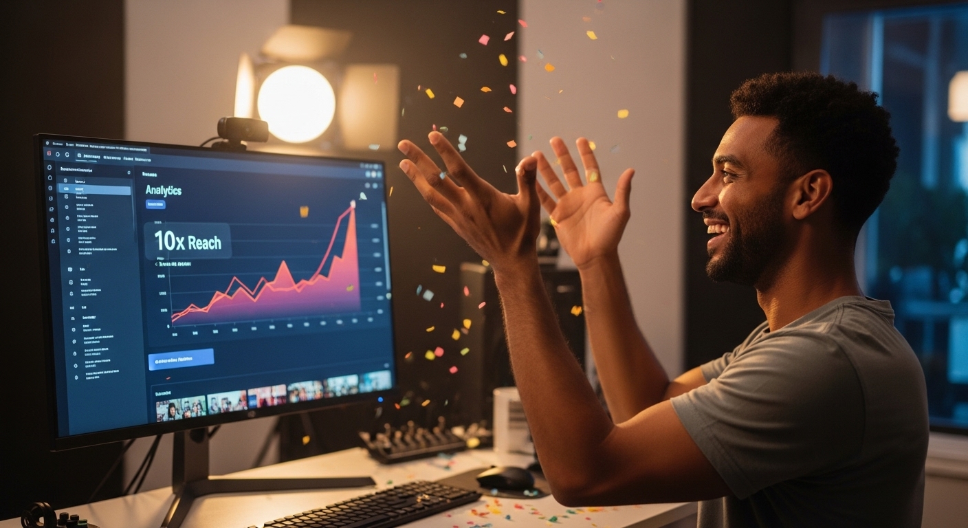 Creator ăn mừng tăng reach và tăng lượt xem nhờ chiến lược nội dung, thử nghiệm và TikTok Analytics