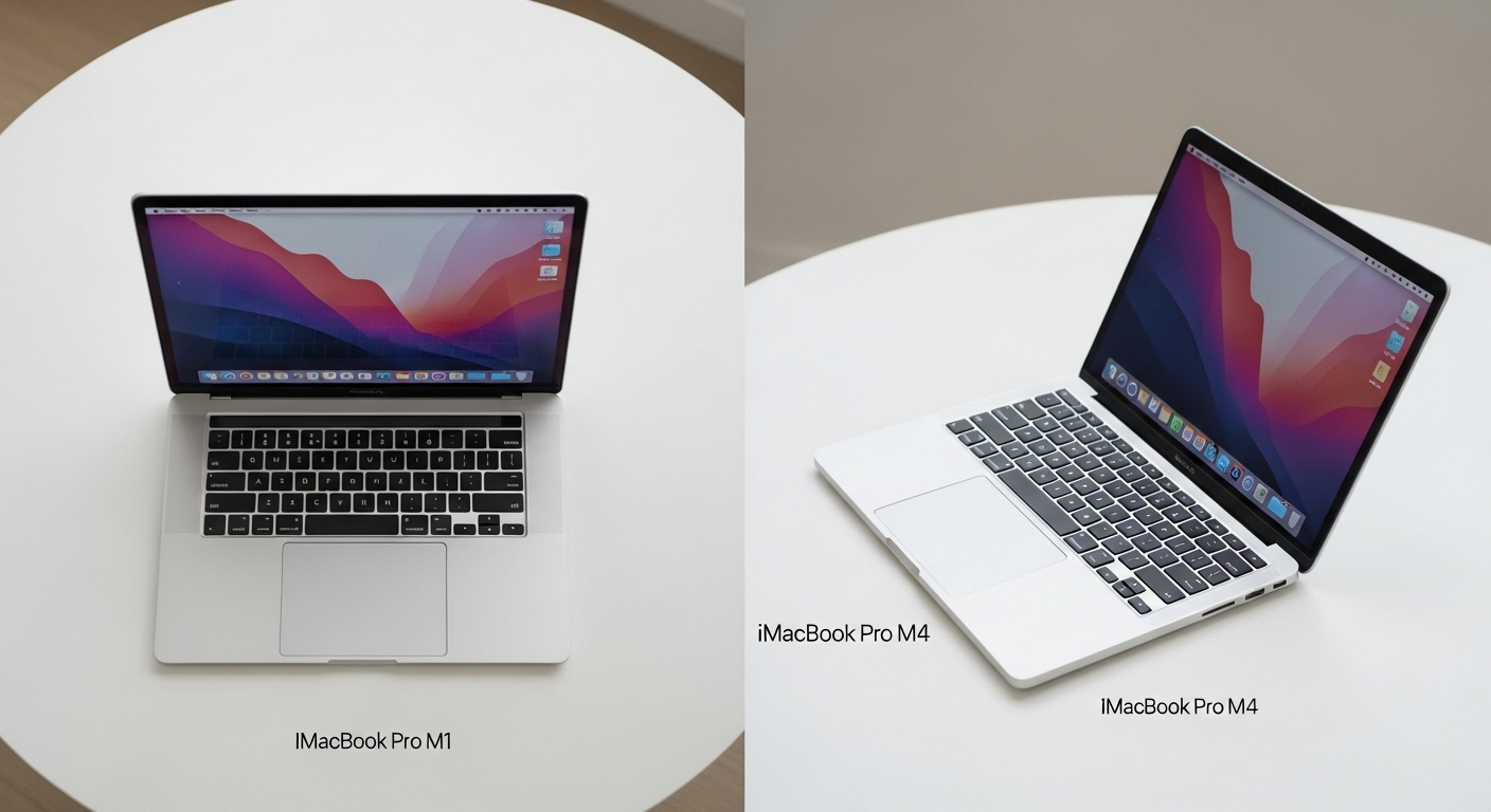 So sánh MacBook Pro M1 và M4 side-by-side - So sánh MacBook Pro M1 M4, MacBook M1, MacBook M4